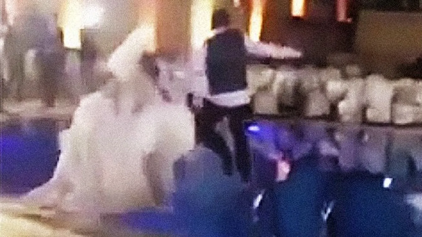 Drámai videó: kis híján tragédia lett az esküvő vége