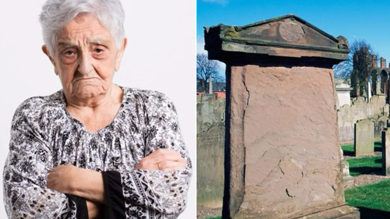 Saját gyászjelentésében káromkodott keményet a nagyi