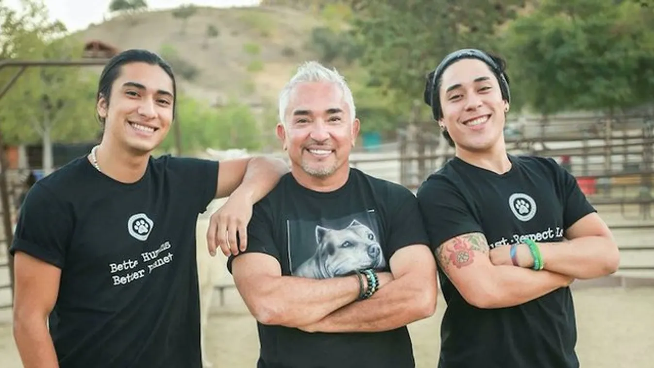 Két fiával lép fel Cesar Millan Magyarországon