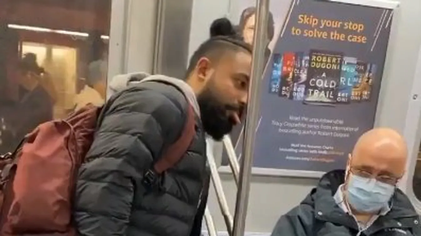 Igazából senki nem tudja pontosan, miért nyalogatja valaki a New York-i metró kapaszkodóját egy világjárvány idején