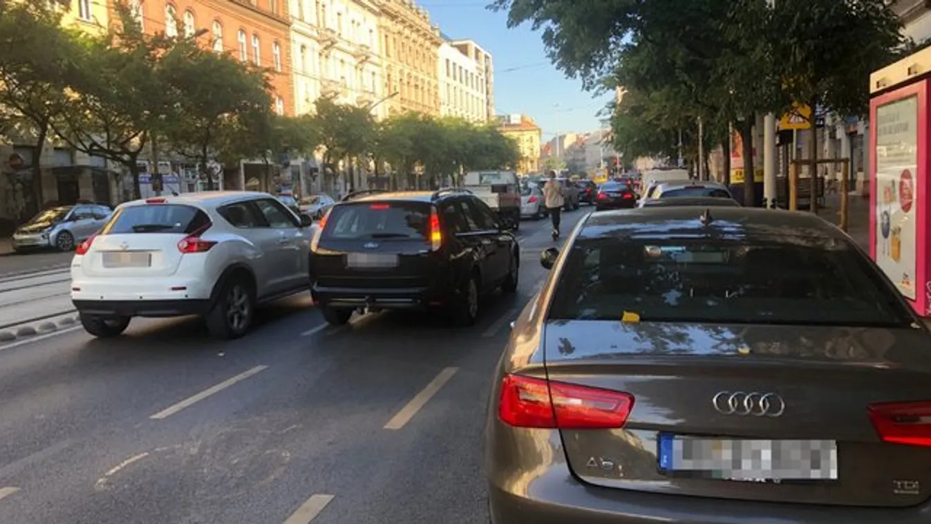 Kaotikus állapotok a budapesti utakon