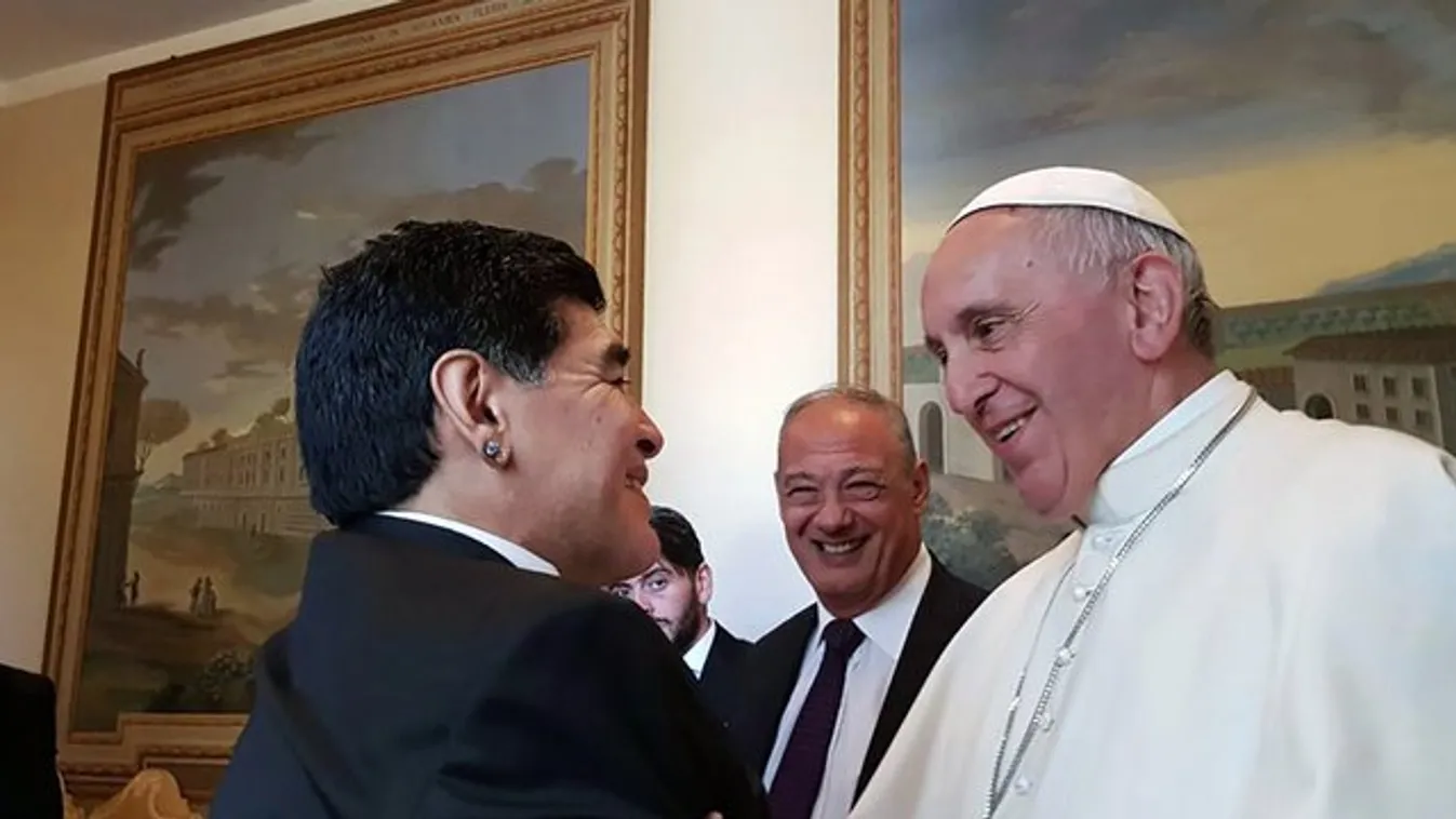 Maradona a pápa előtt balhézott