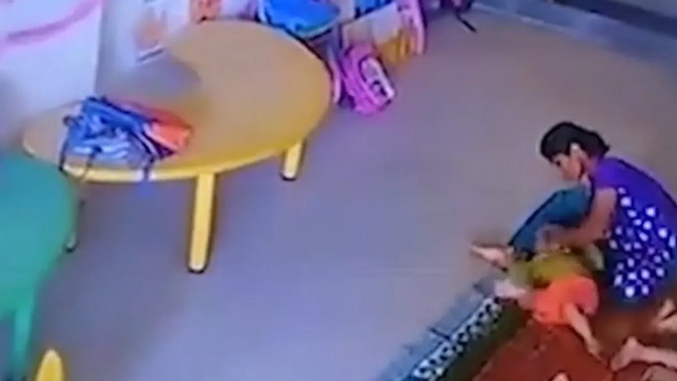 Betörte a dada a pici fejét, csak mert nem akart elaludni – videó