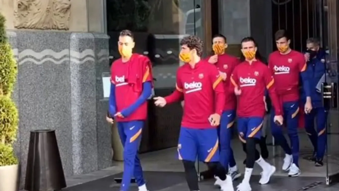 Kulisszák mögött: így töltik idejüket Budapesten az esti meccs előtt a Barca-sztárok - fotók