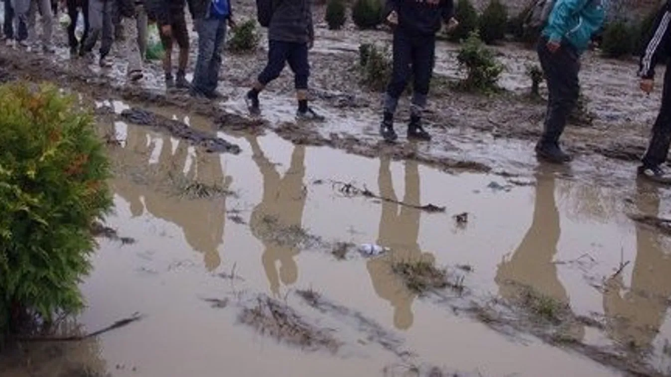 M1: Megpróbálták áttörni a kerítést Röszkénél a migránsok
