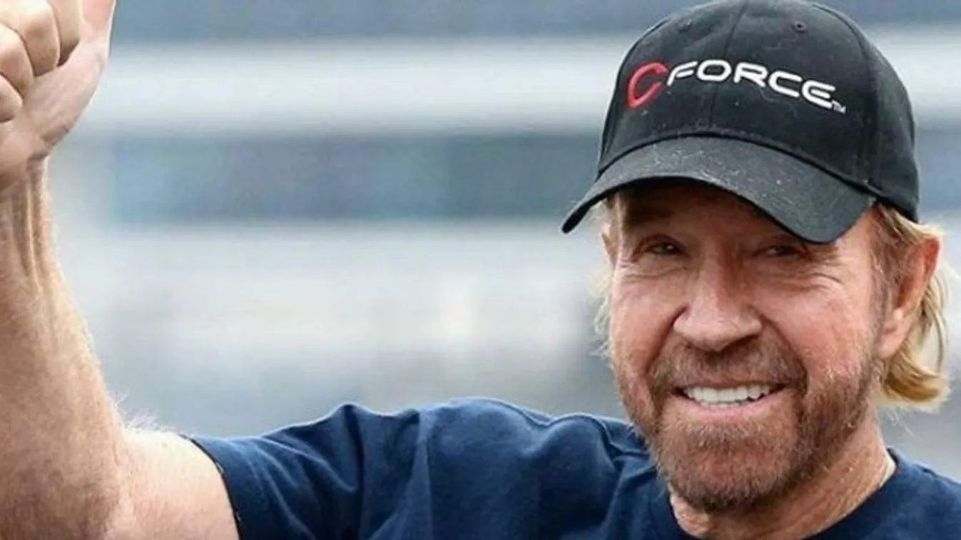 Megérkezett Budapestre Chuck Norris – fotó