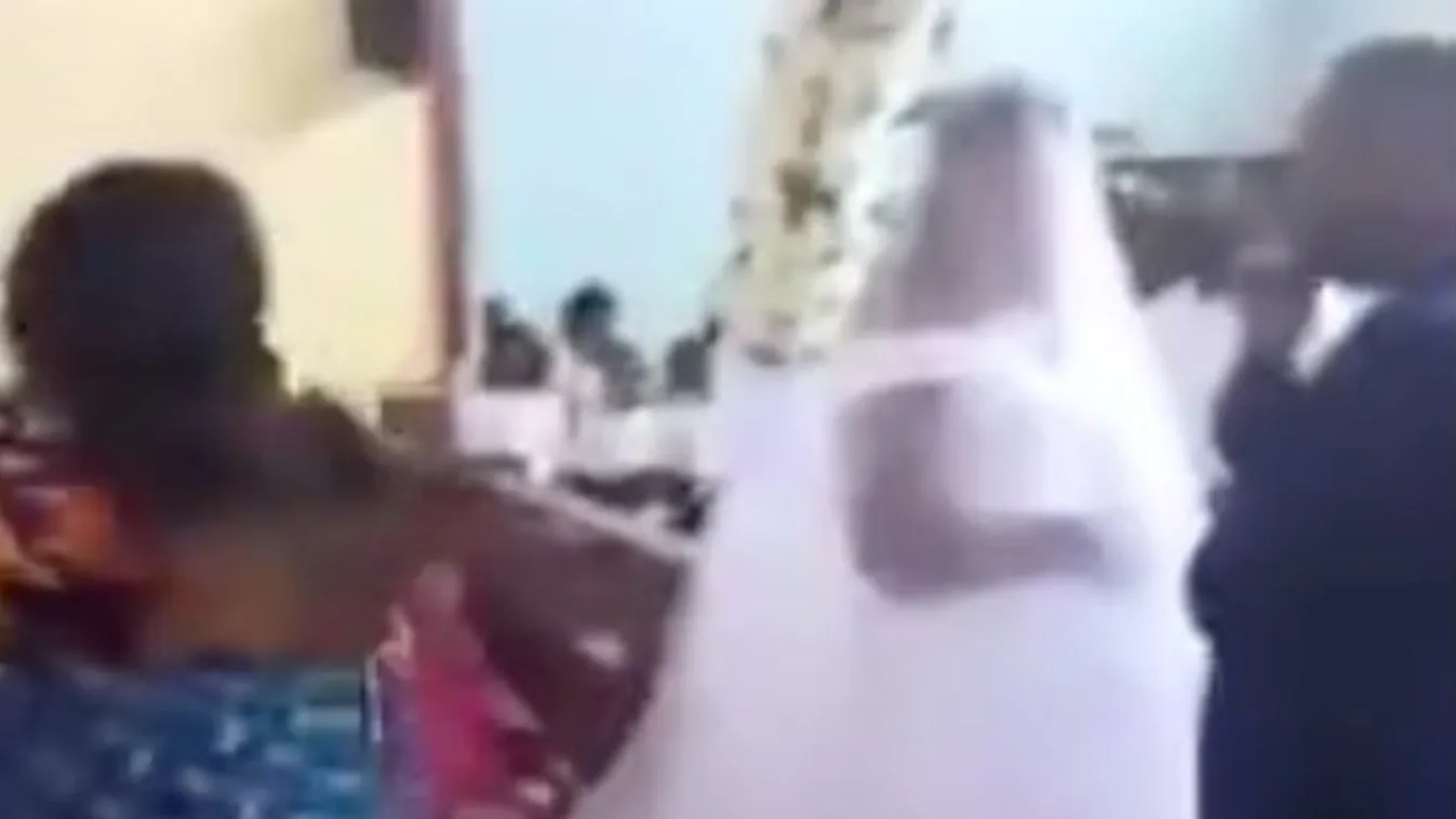 Kínos: a boldogító igen előtt tönkretette az esküvőt a vőlegény igazi felesége – videó