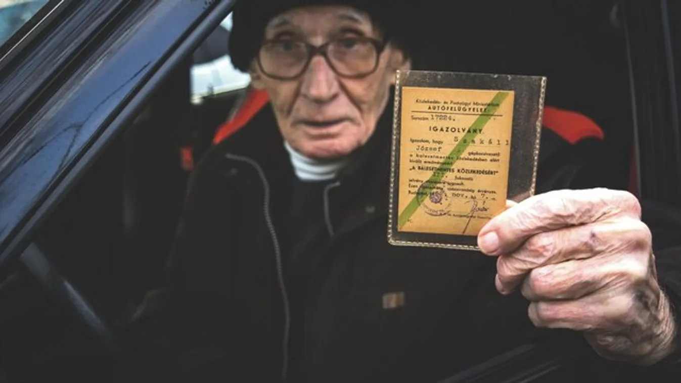 Hetven év az utakon: a 90 éves Józsefnek még sosem volt balesete!