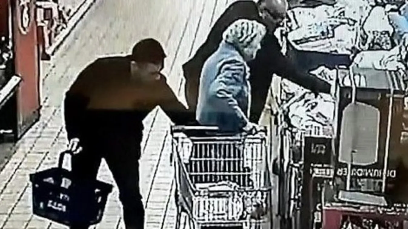 Tanulságos felvétel: így fosztottak ki egy idős nőt az Aldiban