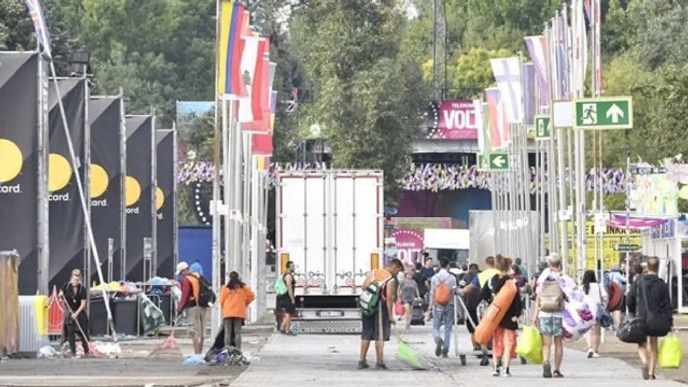 Véget ért a Sziget - így bontják el a fesztivált