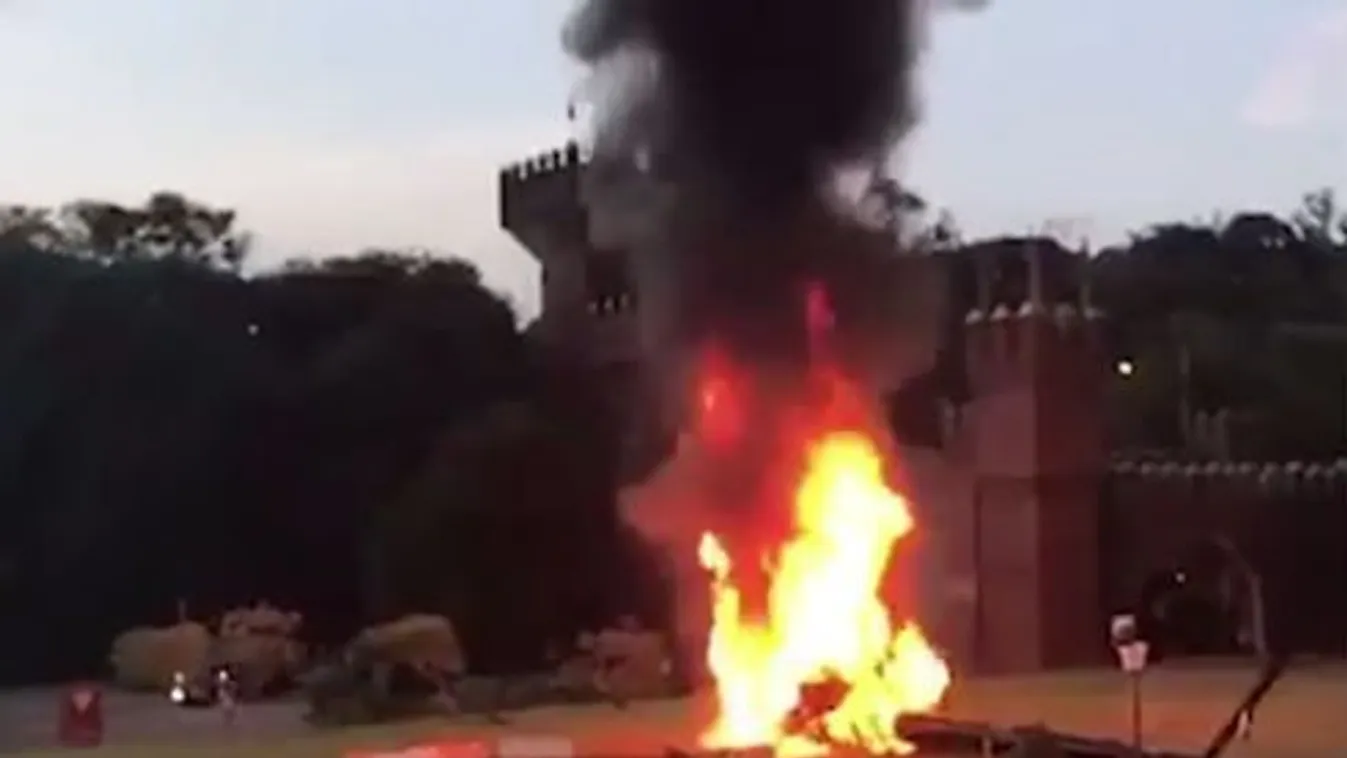 Lezuhant a menyasszony helikoptere, de így is megtartották az esküvőt – videó