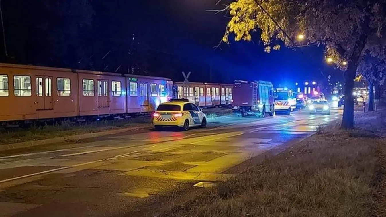 Rendőrök és mentők siettek a helyszínre, gázolt a villamos Kőbányán – fotók