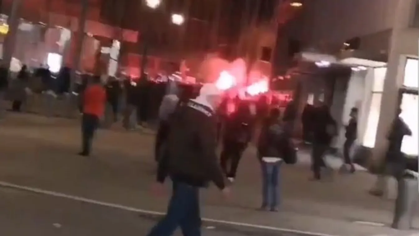 Elszakadt a cérna: molotovkoktélt dobáltak és gyújtogattak a korlátozások miatt tüntető svájci fiatalok - Videó