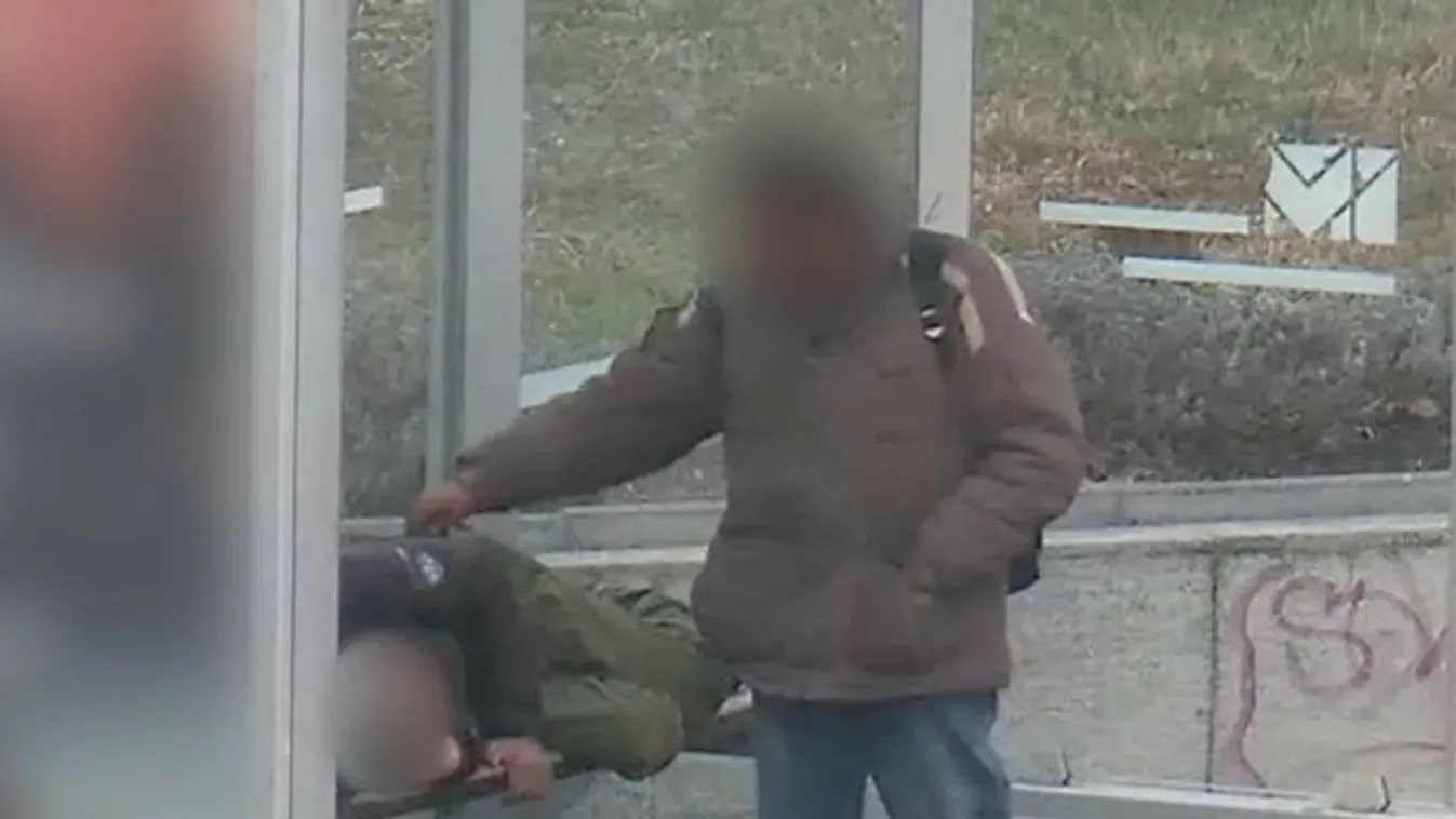 Még véletlenül se aludjon el egy padon, mert akkor ez történhet – videó
