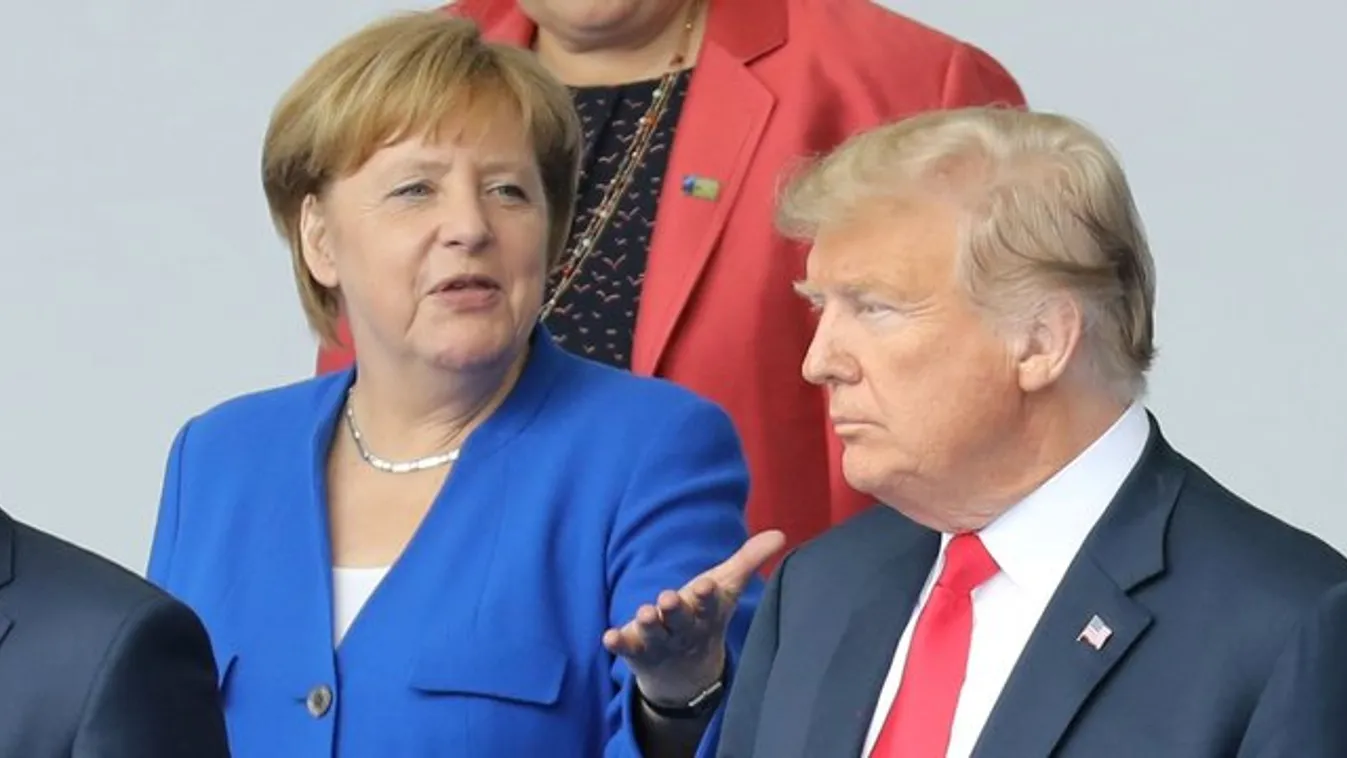NATO-csúcs: Merkel kifakadt az amerikai elnökre