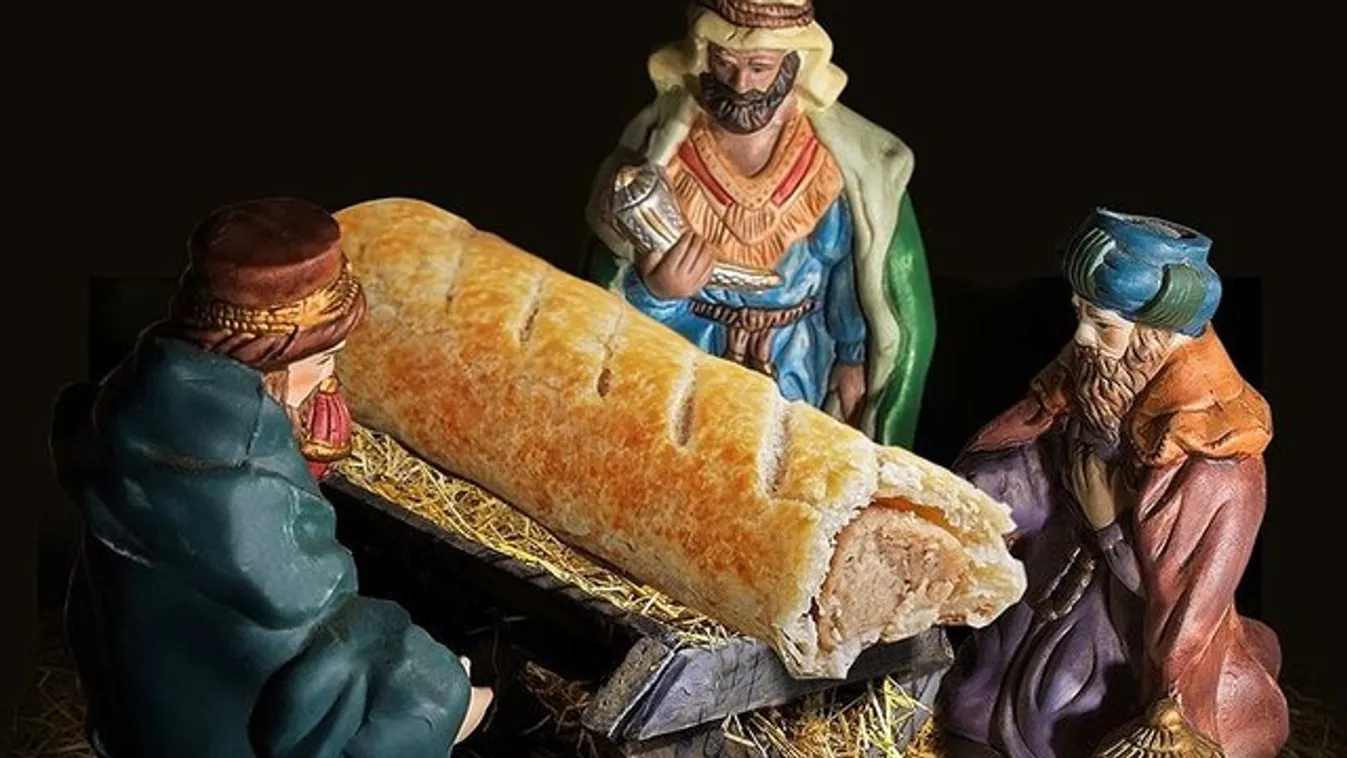 Botrányos: hotdoggal helyettesíti az áruház Jézust a Betlehemben