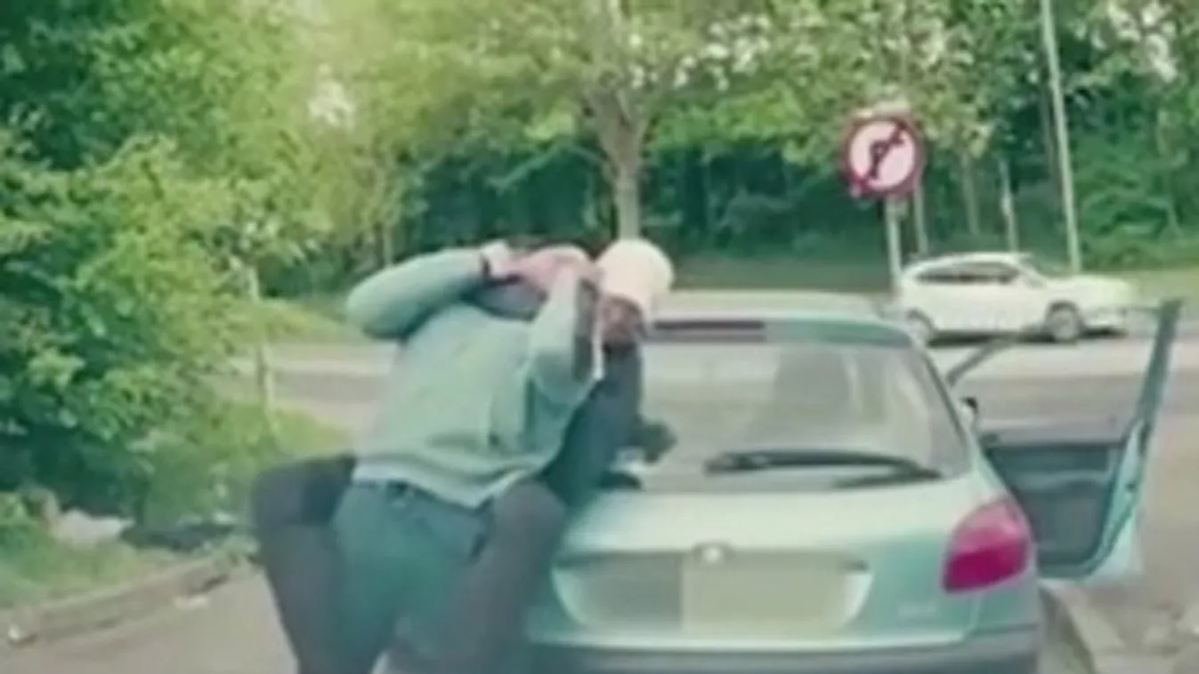 Brutális pankráció lett a vége a sofőrök vitájának