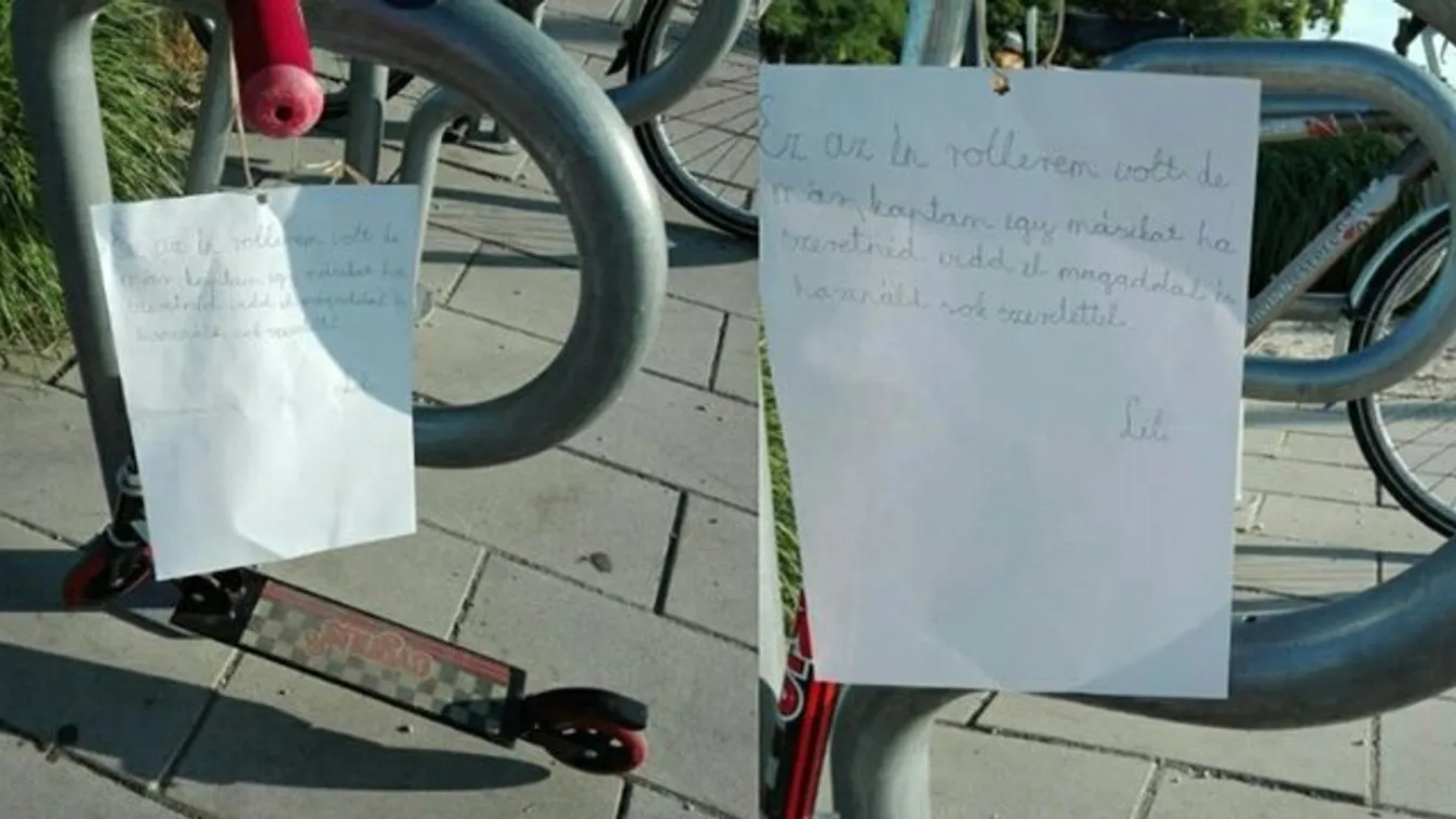 Tündéri cukiság: ismeretlennek adta a rollerjét Lili