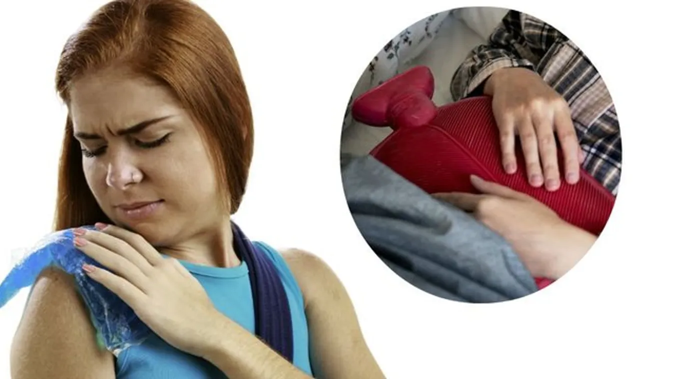 A zúzódásra hideg, a görcsre meleg borogatás kell