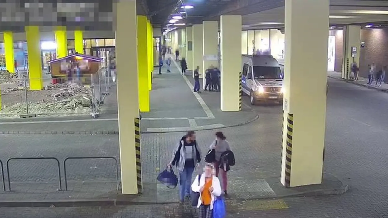 Így teperték le a férfit, aki rendőrökre támadt az egyik pesti buszpályaudvaron – videó