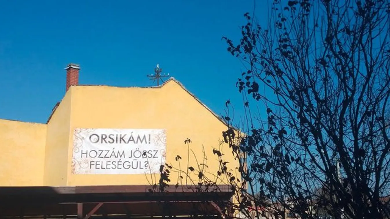 A falon kérte meg a párja kezét Attila