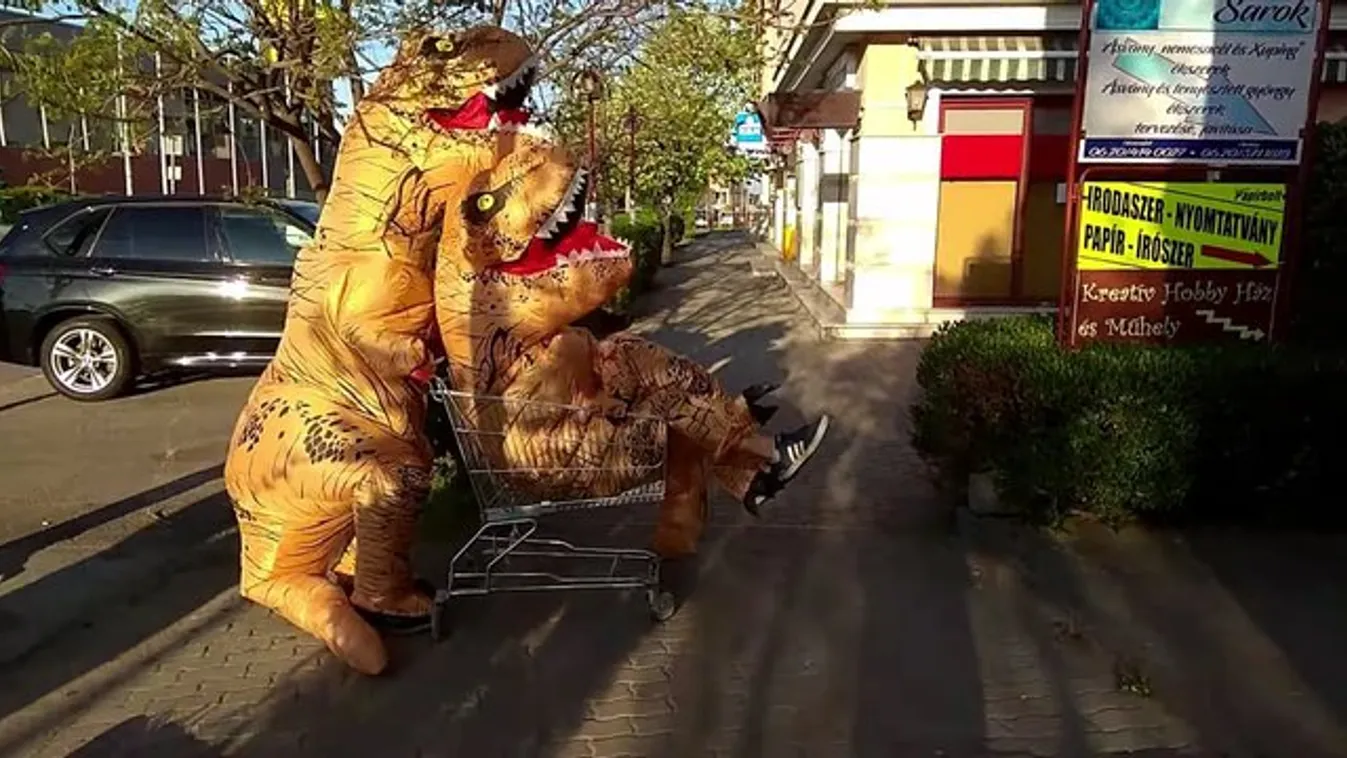 Dinoszauruszok randalíroztak Érden