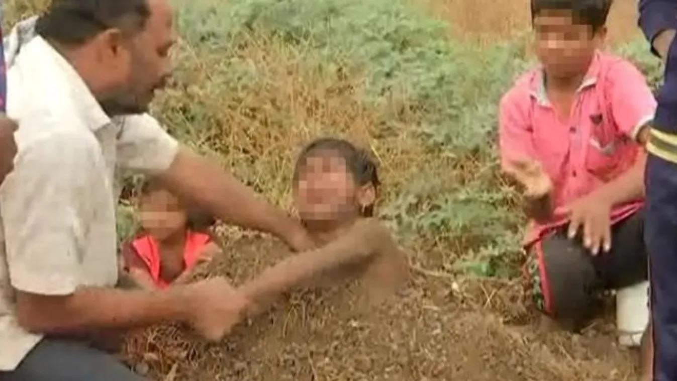 Élve temettek el tíz gyereket Indiában – videó