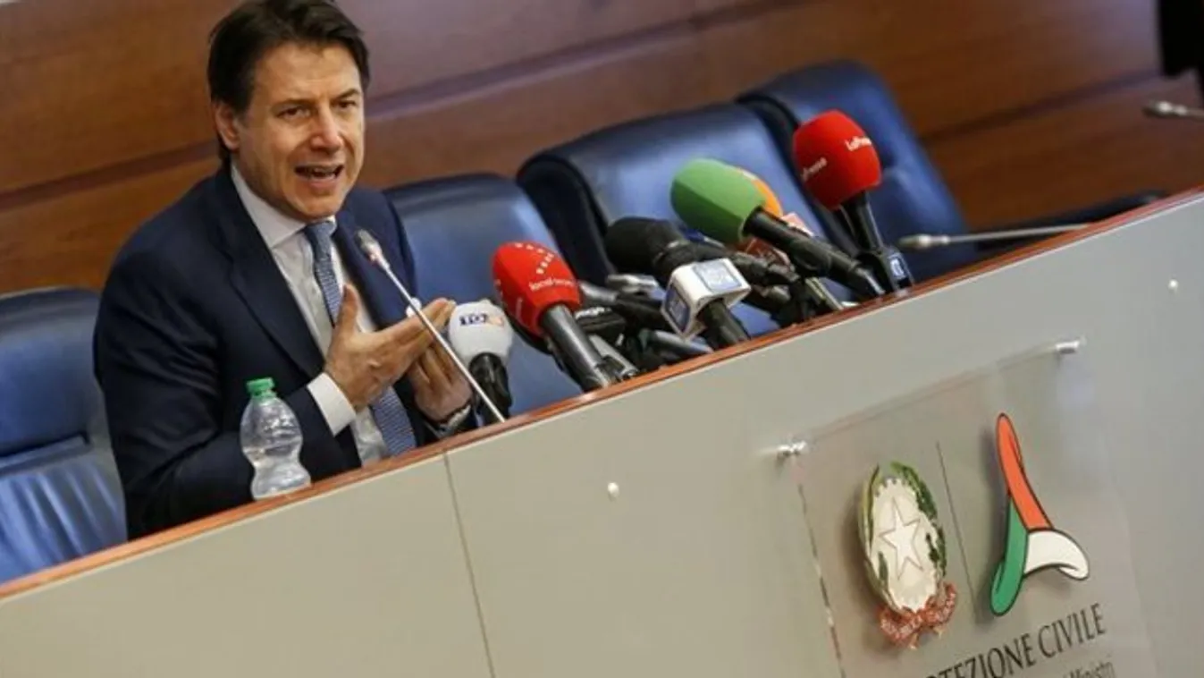 Giuseppe Conte olasz miniszterelnök: Alaptalan a pánikhangulat