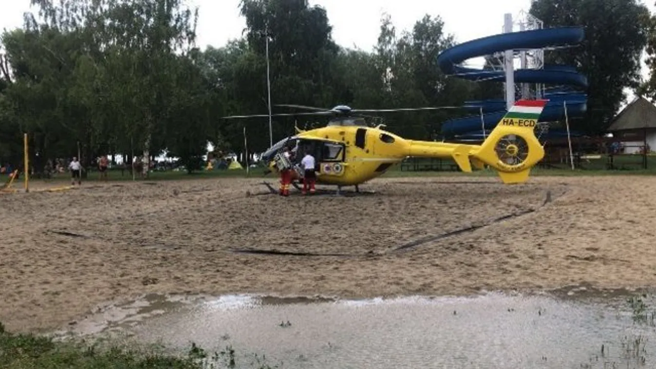 Elhunyt a gyenesdiási strandon villámcsapást szenvedett celldömölki asszony