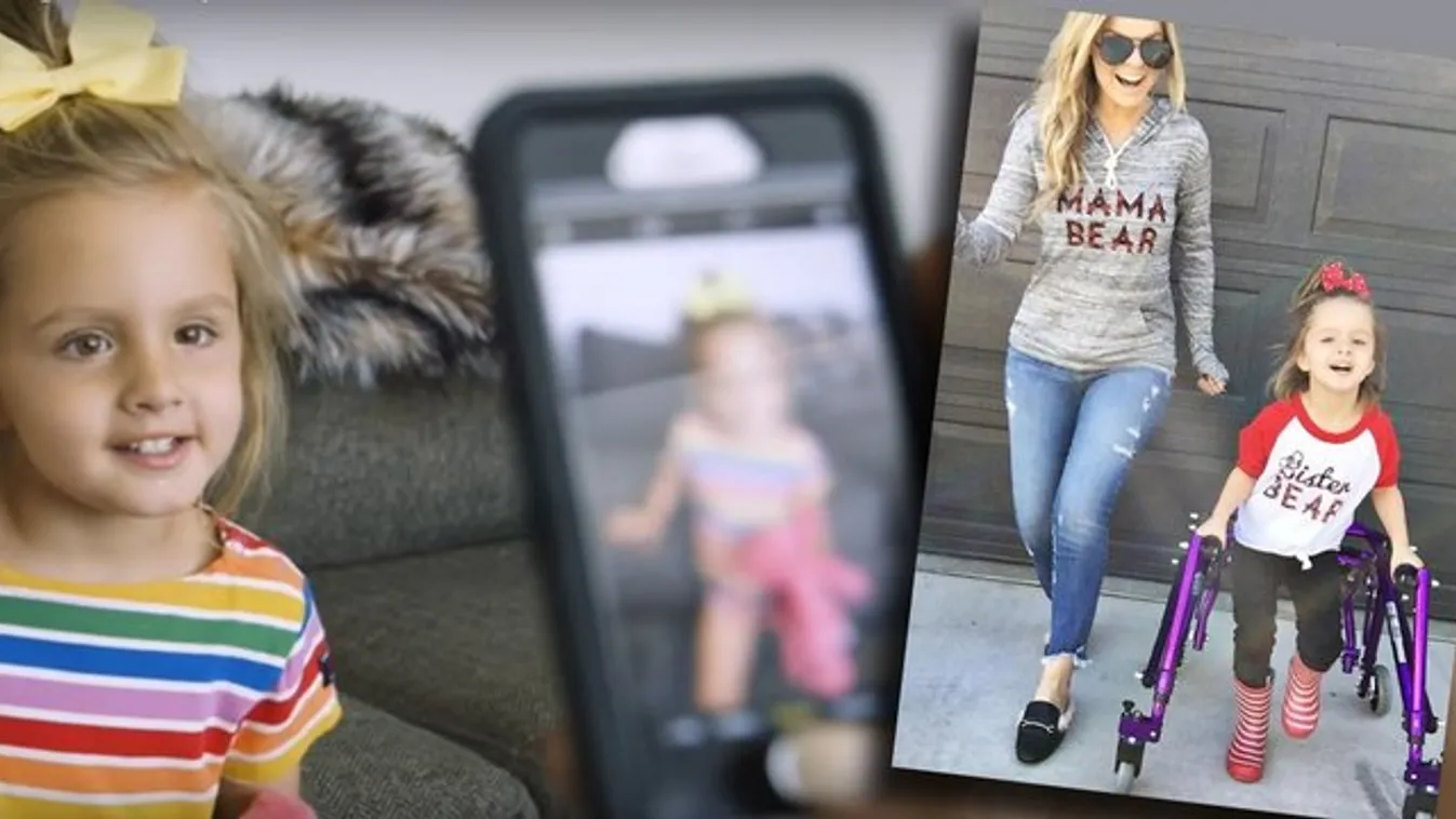 Megható: Ötévesen lett az Instagram sztárja a mozgássérült kislány