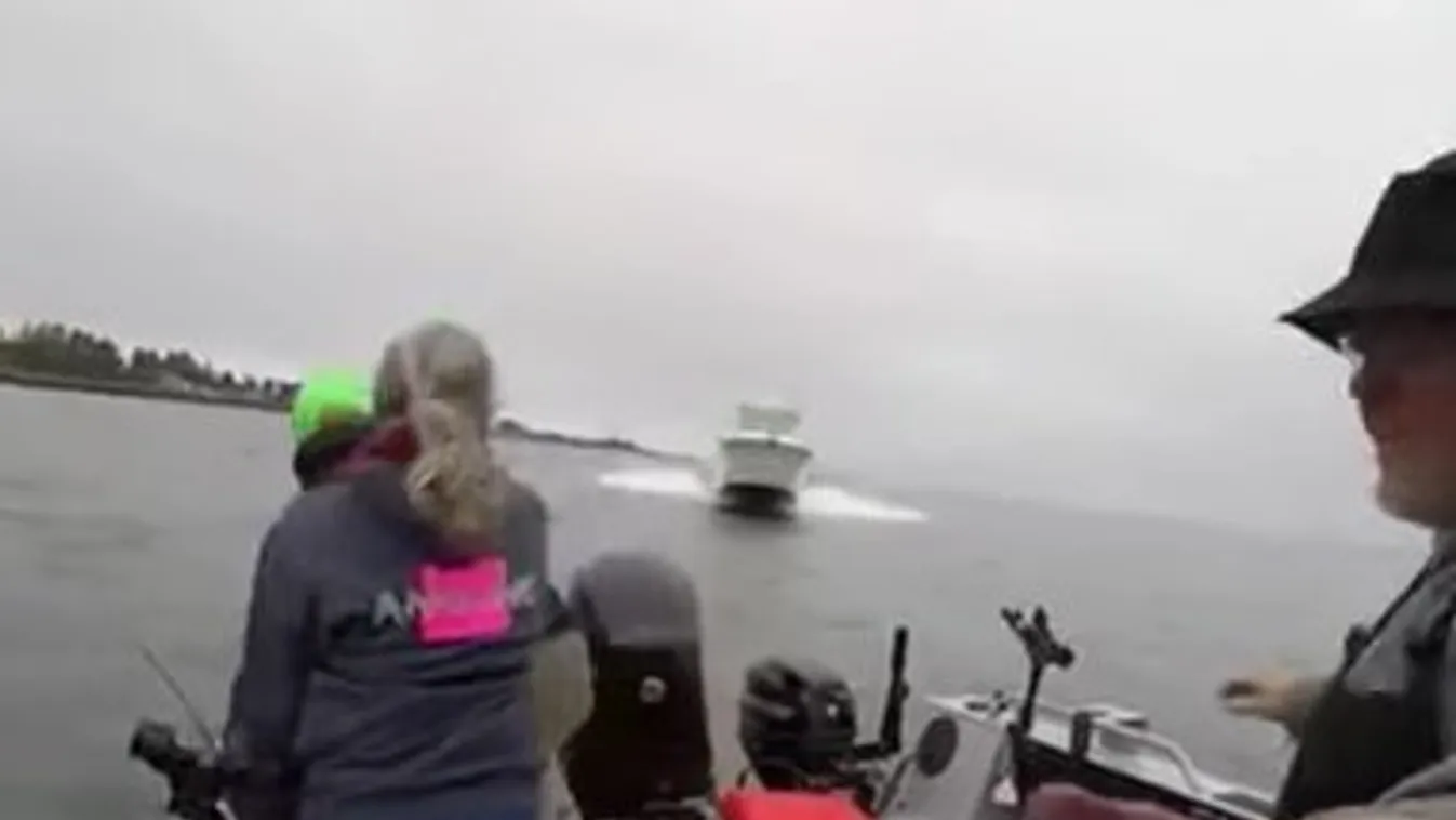 Ledarálta a horgászhajót egy száguldó motorcsónak – videó