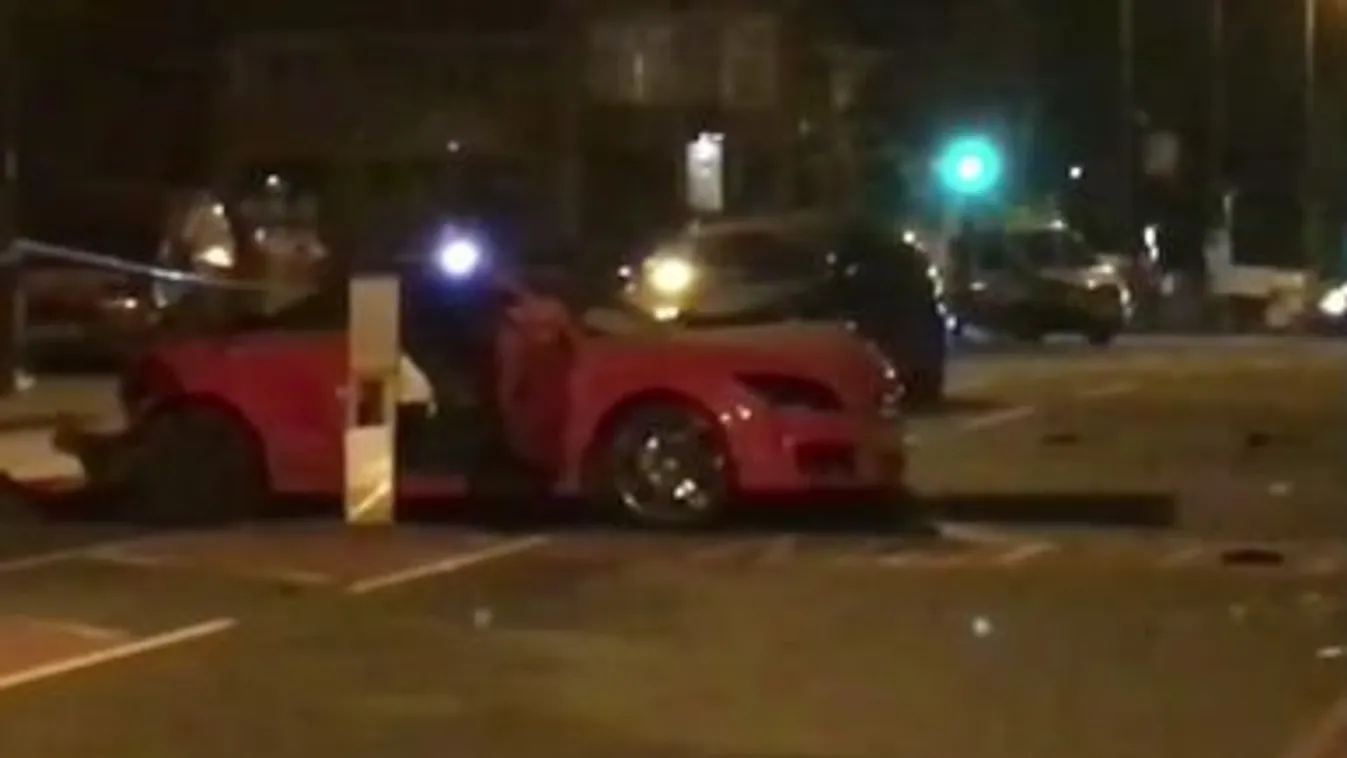 Porrá zúzta a lopott luxusautót a sofőr – videó