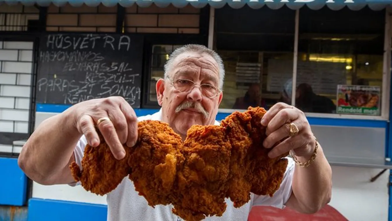 4,5 kilós rántott húst is sütött már ki István