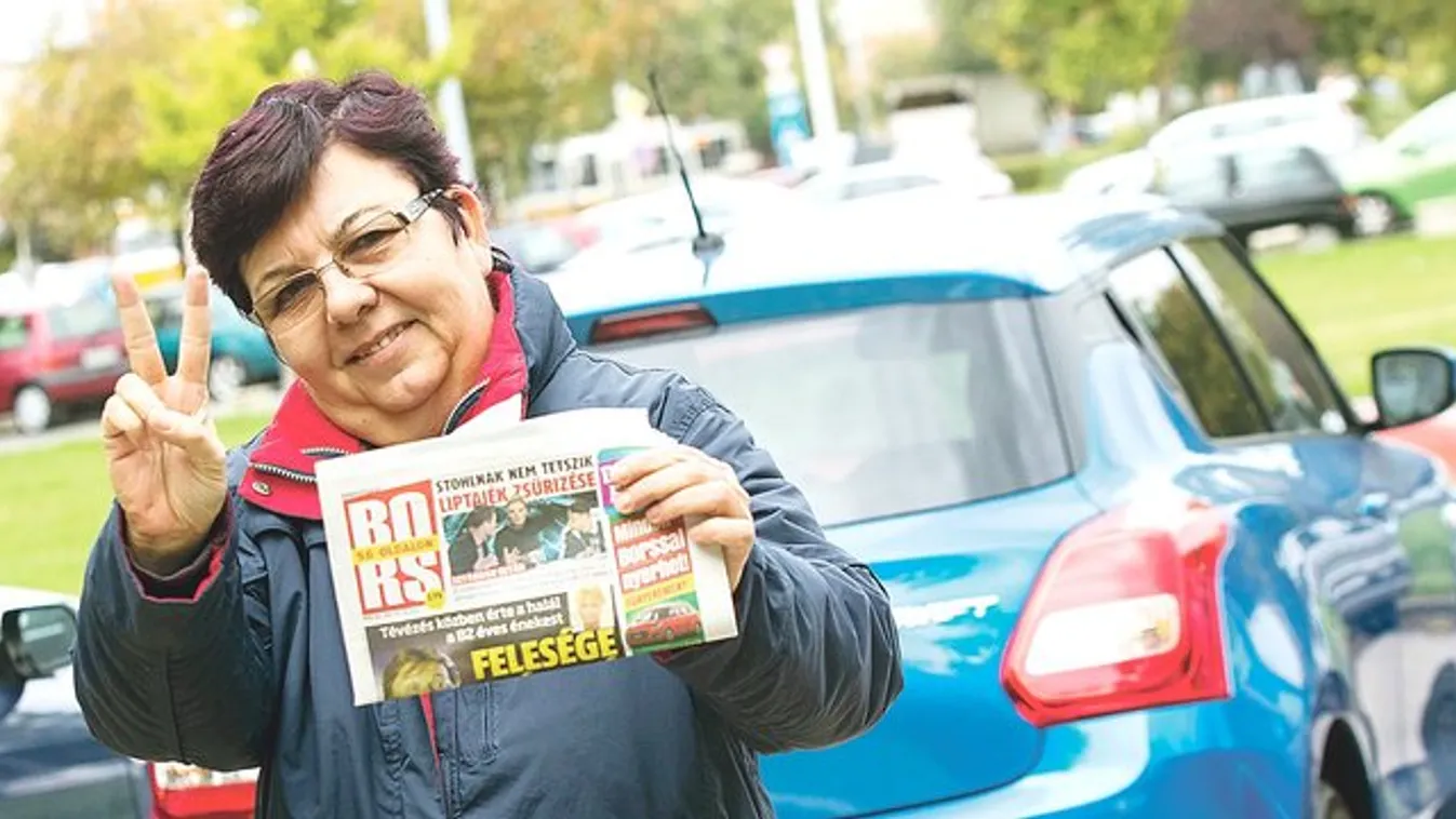 Katalin nyerte a Bors Suzuki Swiftjét