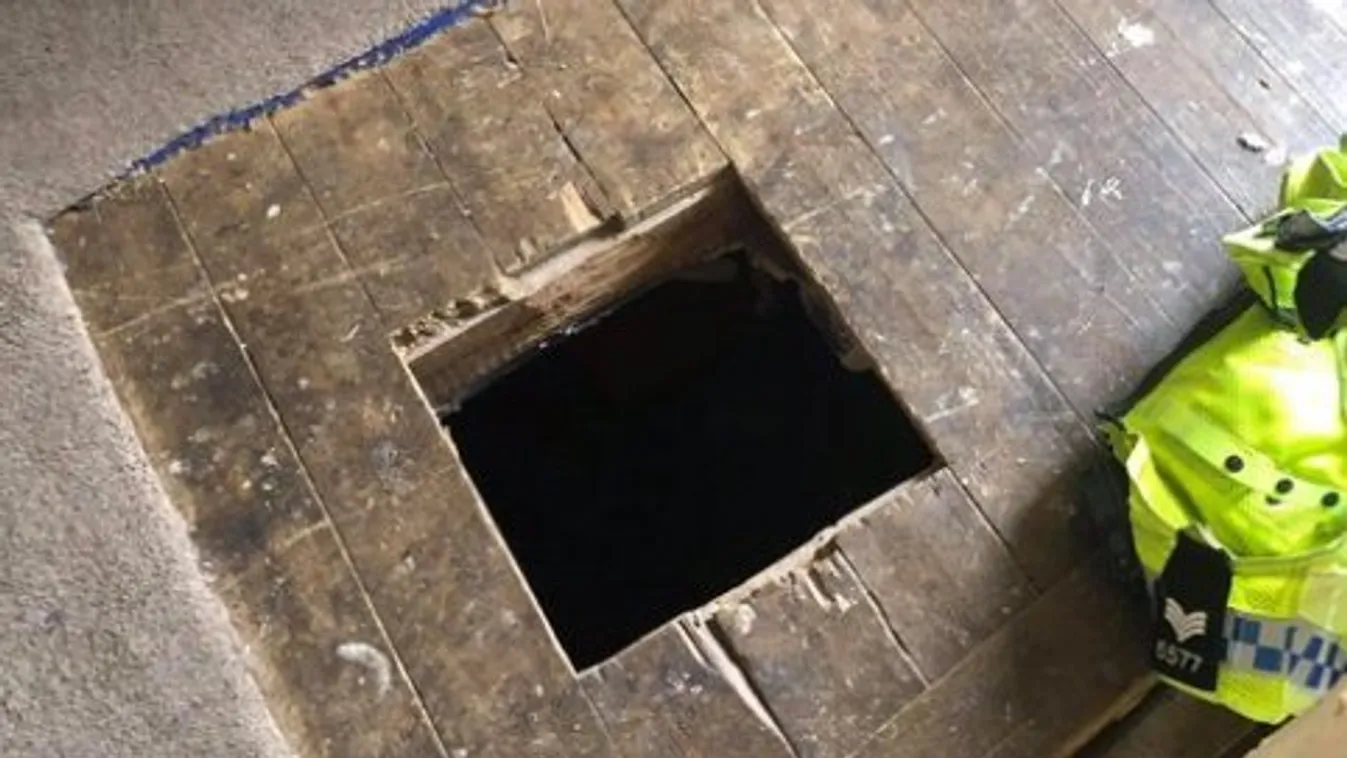 Otthonából induló alagúton keresztül lógott meg a zsaruk elől a bűnöző