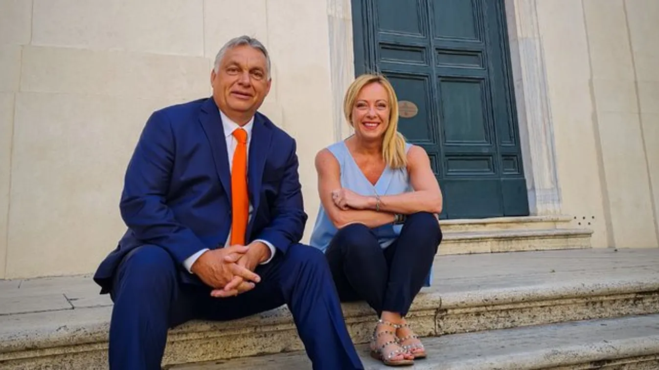 Orbán-Meloni találkozó: a szárazföldön és a tengeren is ellen kell állni az erősödő migrációs nyomásnak