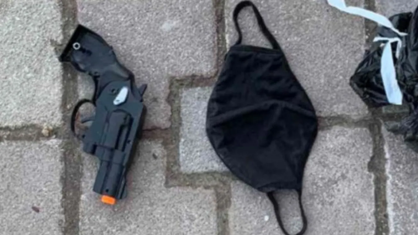 Fia játékpisztolyával ment rabolni a szigetszentmiklósi férfi – videó