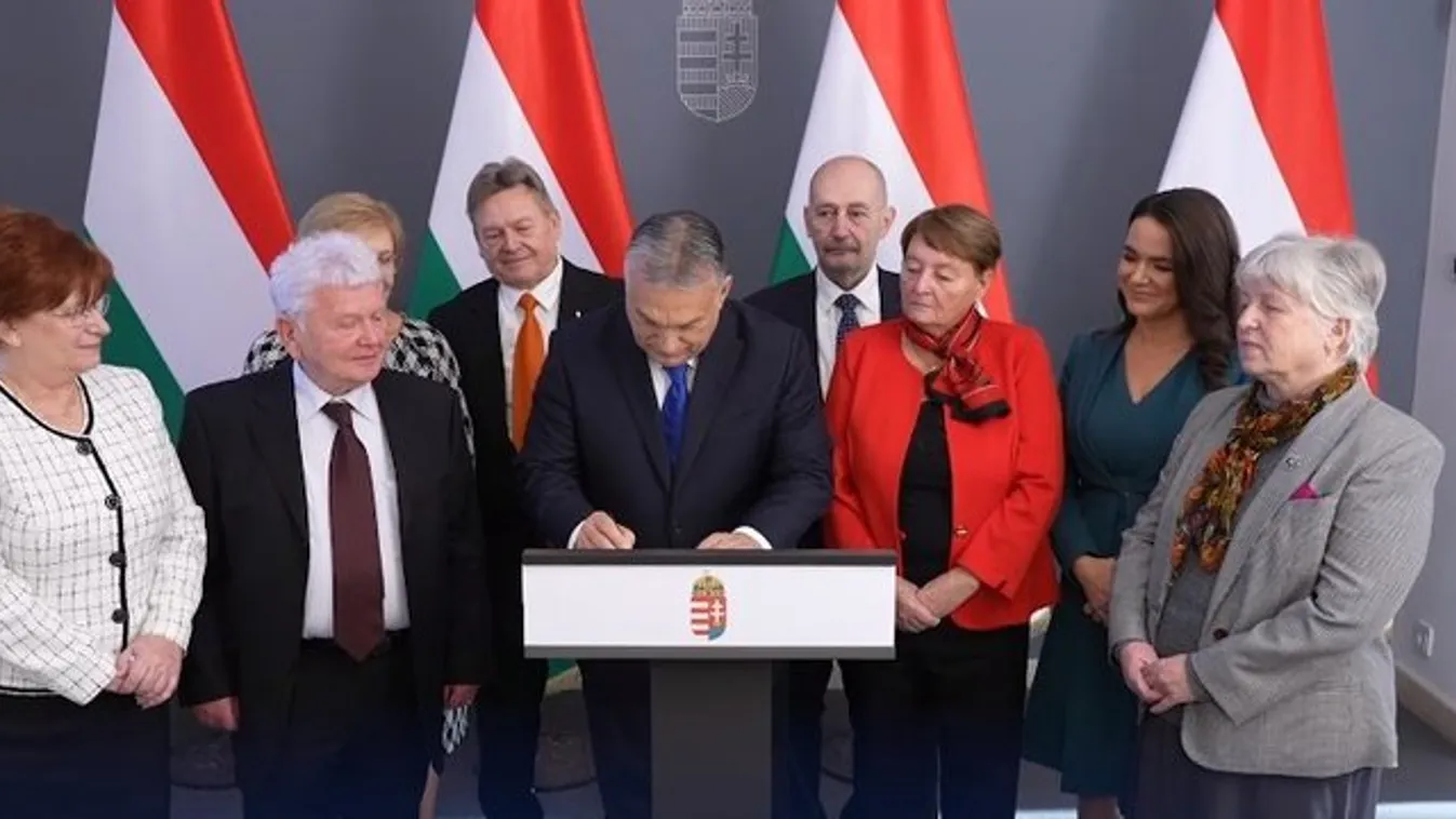 Orbán Viktor: Aláírtuk! Februárban érkezik a 13. havi nyugdíj – videó