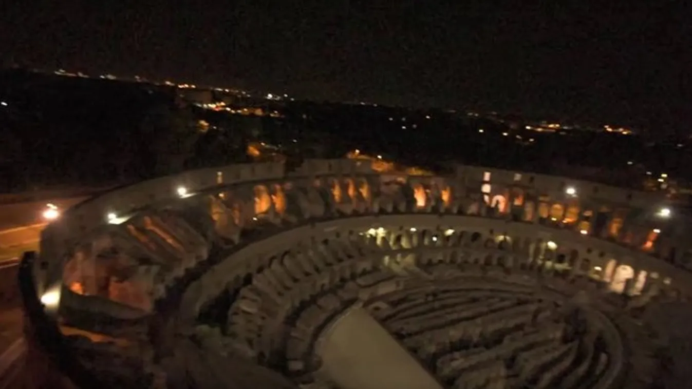 Felmásztak a Colosseum tetejére – ilyen a kilátás