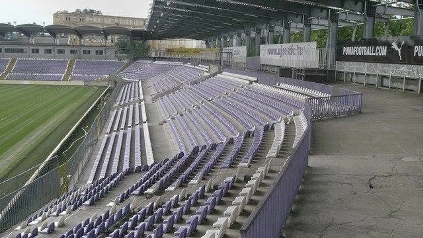 Szétesik az Újpest stadionja