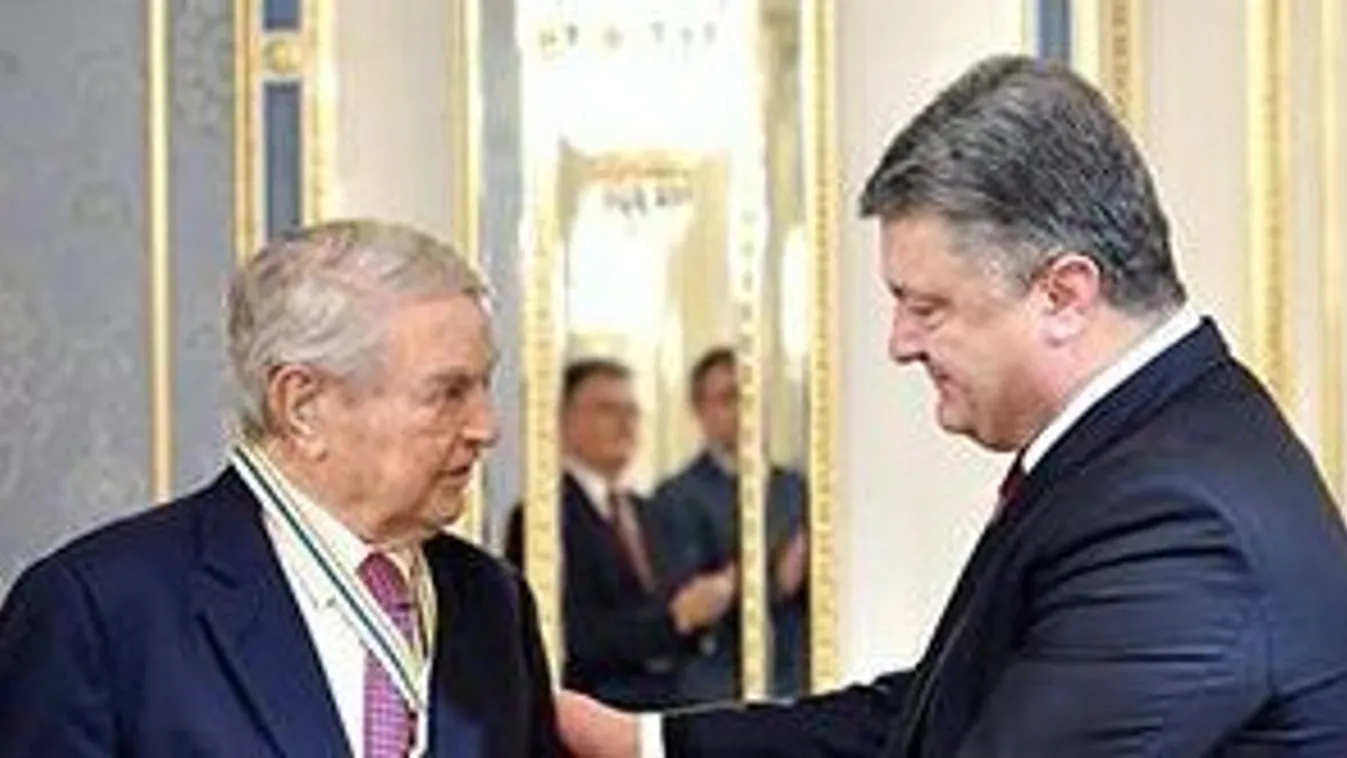 Soros György Ukrajnában: a spekulánst személyesen tüntette ki az elnök