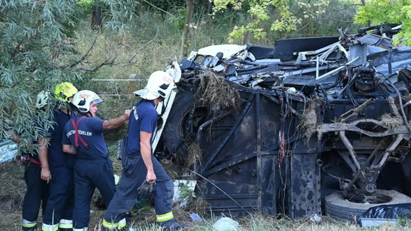 Hátrament a buszsofőr és látta, édesanyja nincs többé: megrázó részletek az M7-esen történt tragédiáról