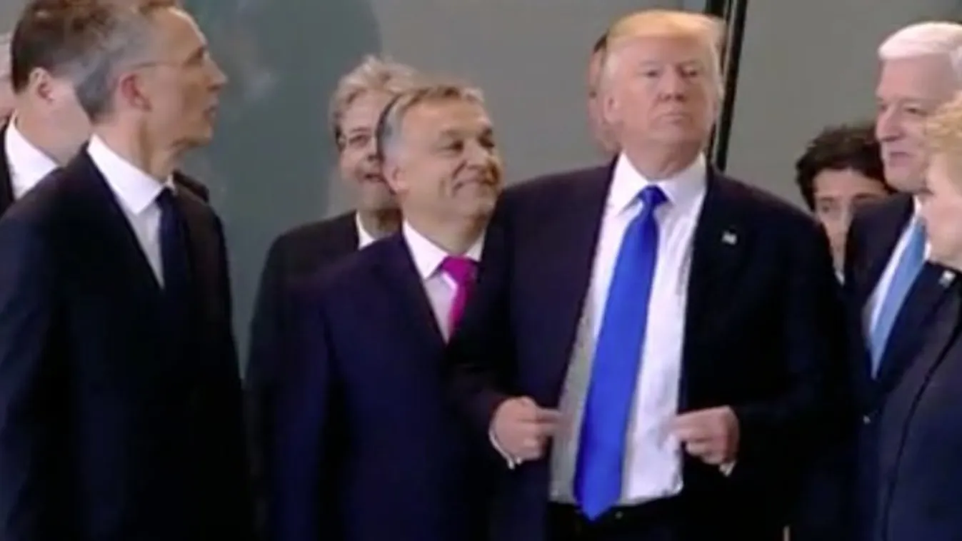 Jól reagált-e a kormányfő, miután meglökte Trump?