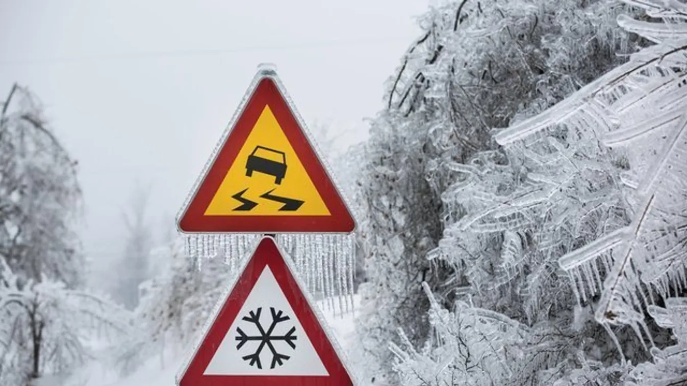 Mínuszok és hóesés - dermesztő hideg február végén