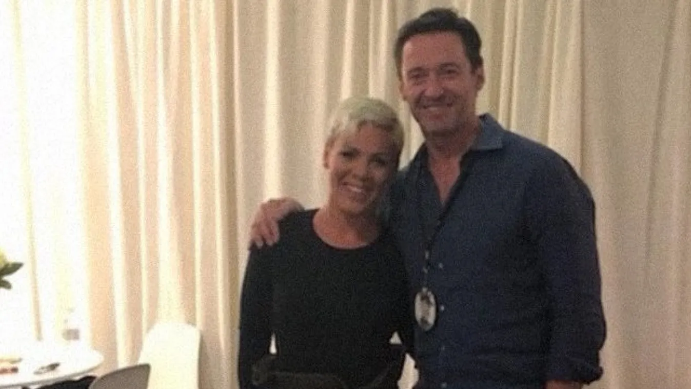 Rajong egymásért Hugh Jackman és Pink