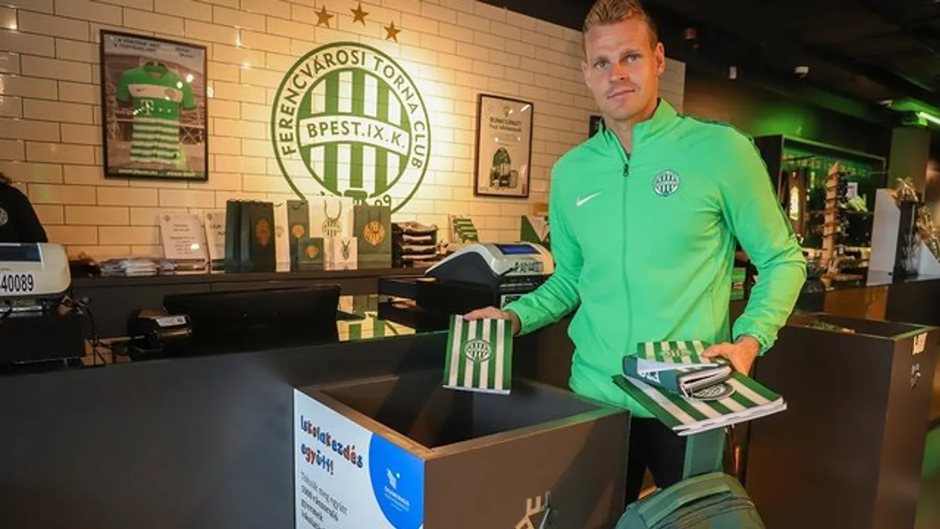 A Ferencvárosi Torna Club és az Ökumenikus Segélyszervezet rászoruló gyermekeknek gyűjt az iskolakezdéshez