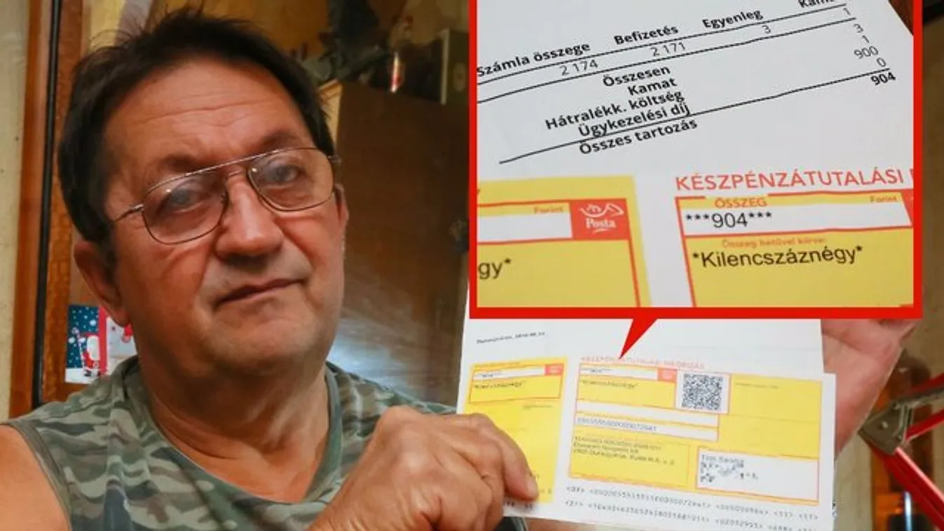 3 forintos tartozást küldtek ki csekken Sándornak
