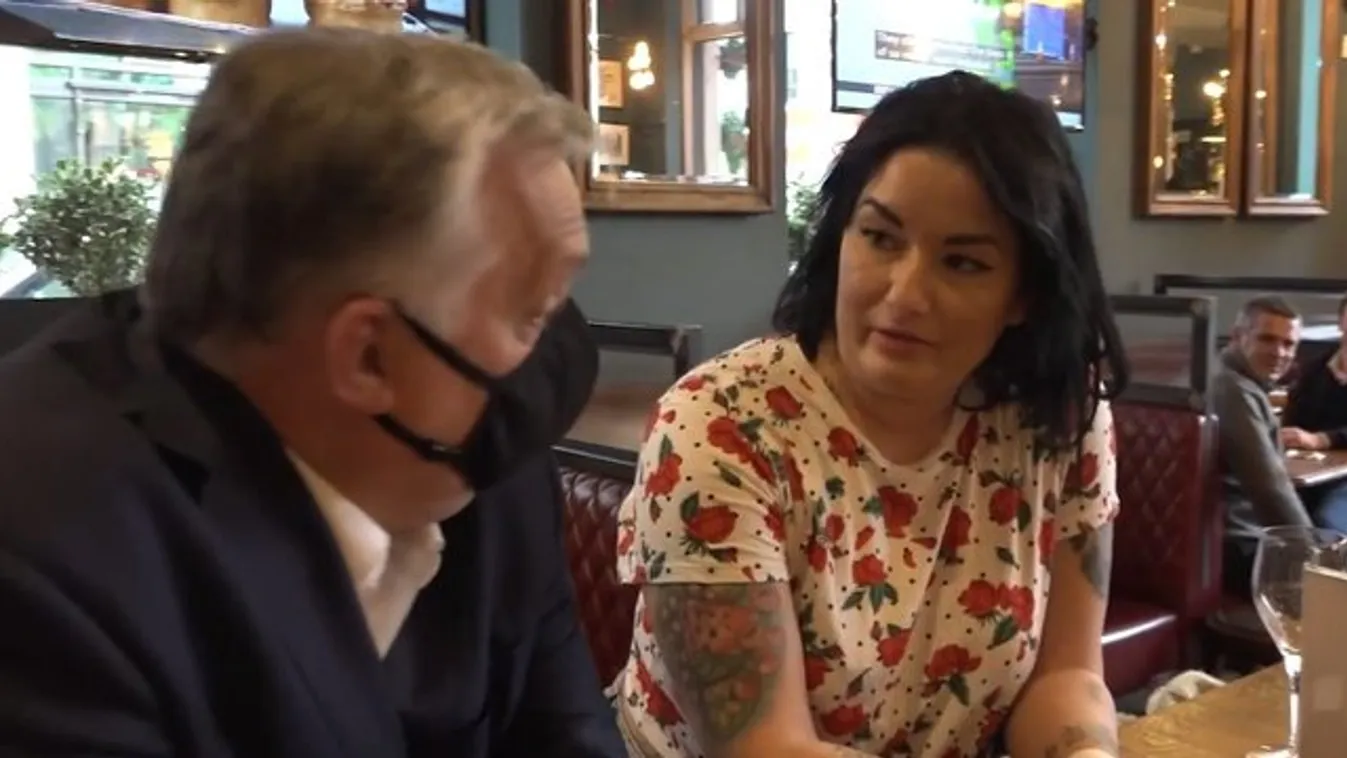 Erről beszélgetett Orbán Viktor egy Londonban élő magyar nővel – videó