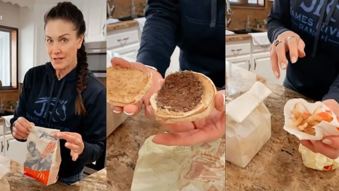 Undorító: kibontotta a család a 17 éve őrizgetett gyorséttermi hamburgert – videó