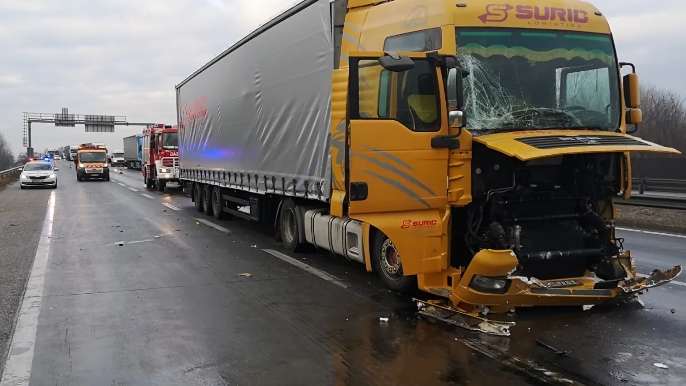 Óriási a dugó az M0-áson, akkora baleset történt
